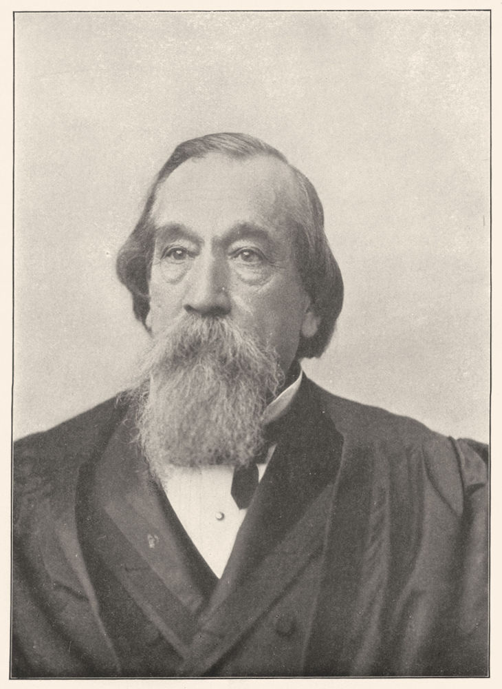 Associate Product L Q C LAMAR. Late Justice of the United States Supreme Court 1907 old print