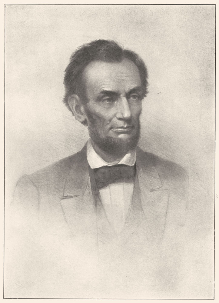 ABRAHAM LINCOLN. Sixteenth President of the United States 1907 old print