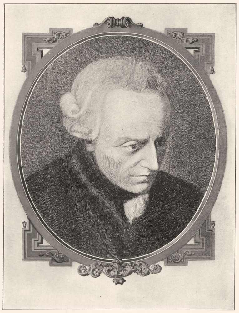 Associate Product PHILOSOPHY. Immanuel Kant 1907 old antique vintage print picture