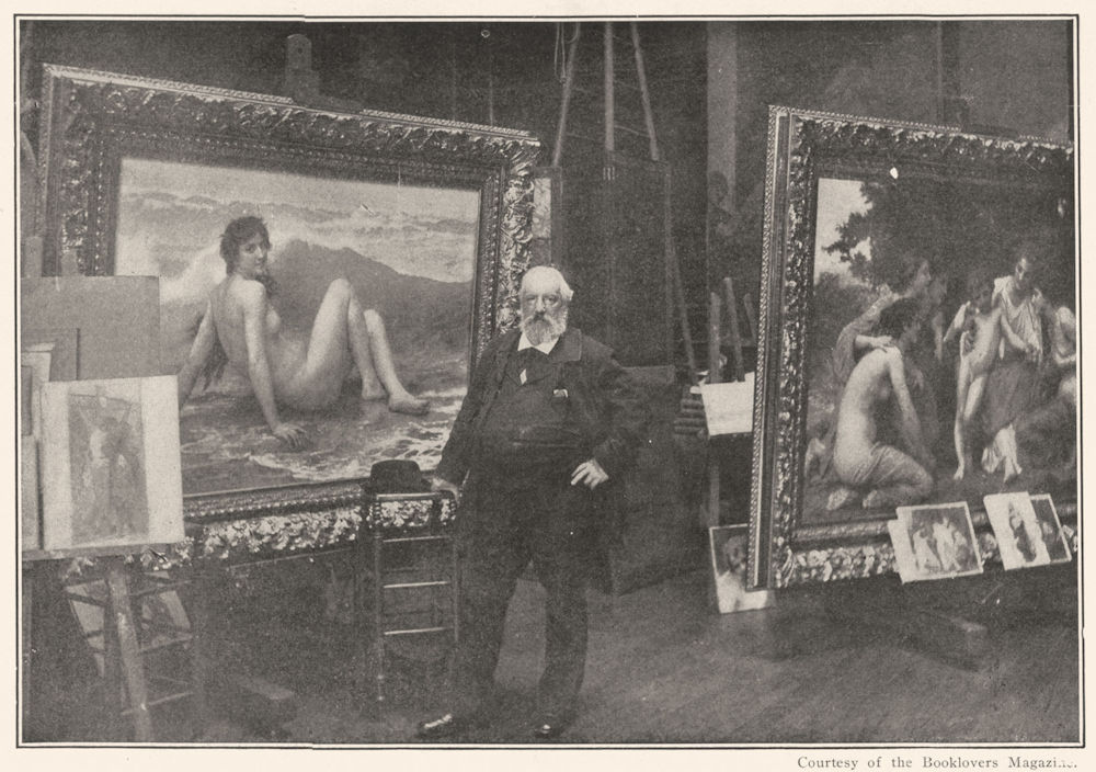 Associate Product ARTISTS. William Adolphe Bouguereau 1907 old antique vintage print picture