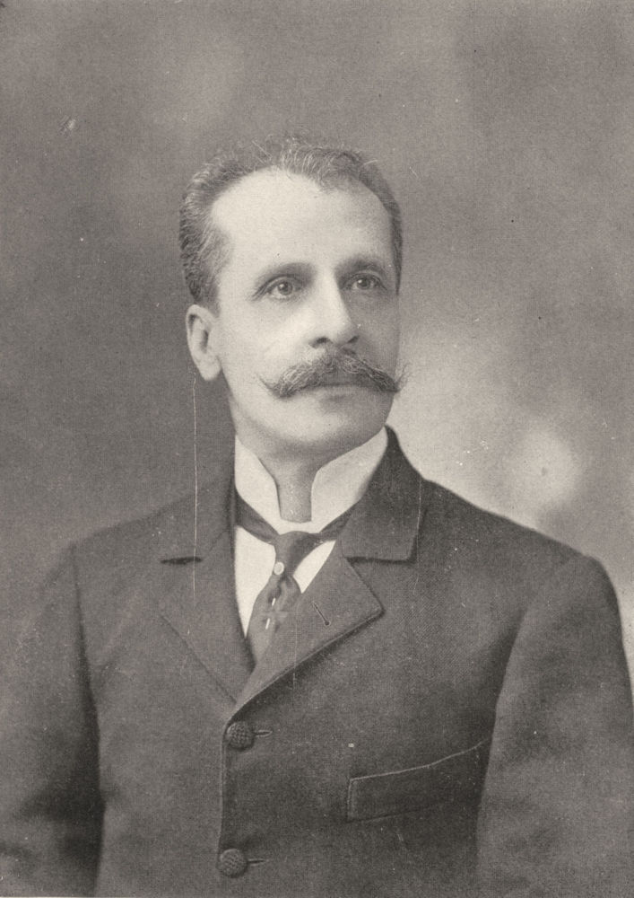 Associate Product PERU. Peru; Senor Don Manuel Candamo, President of Peru 1907 old antique print