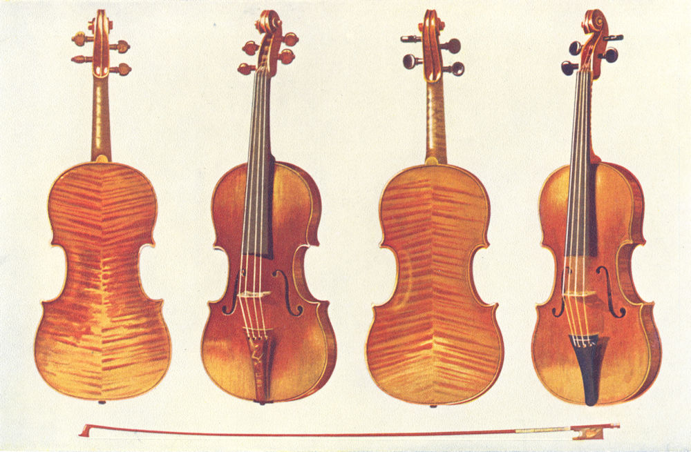 Associate Product MUSICAL INSTRUMENTS. Violin-Alard Stradivarius King Joseph Guarnerius Gesu 1945