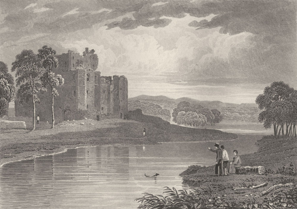 Associate Product CUMBRIA. Cumberland - Brougham Castle . DUGDALE 1845 old antique print picture