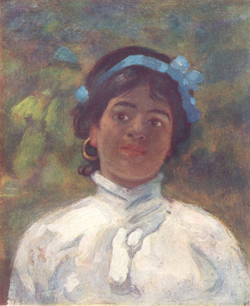 Associate Product ARGENTINA. A little Guarani-Spanish girl, Corrientes 1908 old antique print