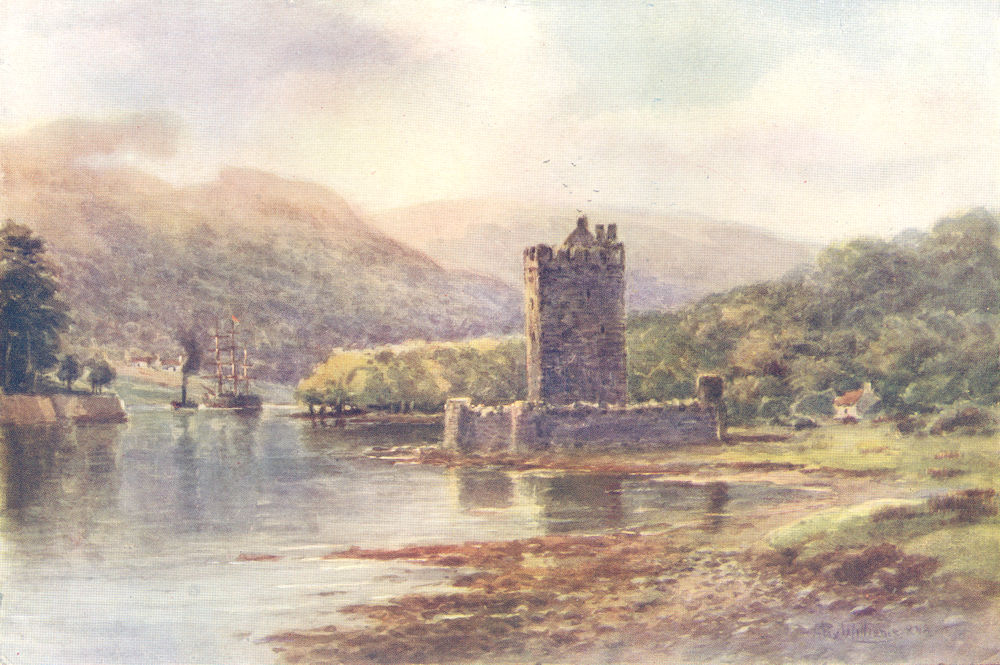 IRELAND. Narrow Water Castle, Carlingford Lough 1908 old antique print picture