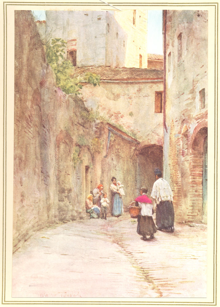 Associate Product ITALY. San Remo. The Blessing of the houses 1912 old antique print picture