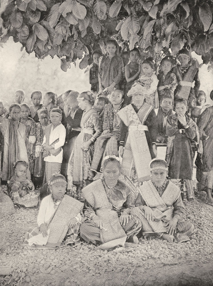 INDONESIA. Festival Attire, Sumatra; Pembarales, Gindos and Penggawos 1900