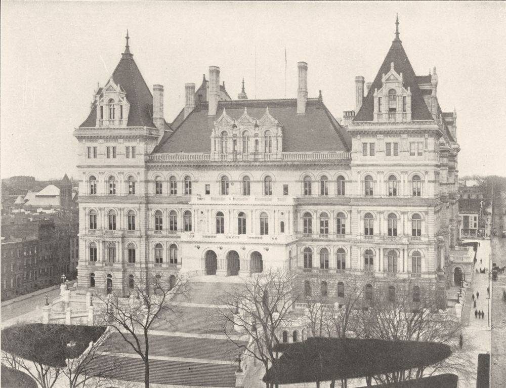 Associate Product NEW YORK. The State Capitol at Albany 1907 old antique vintage print picture
