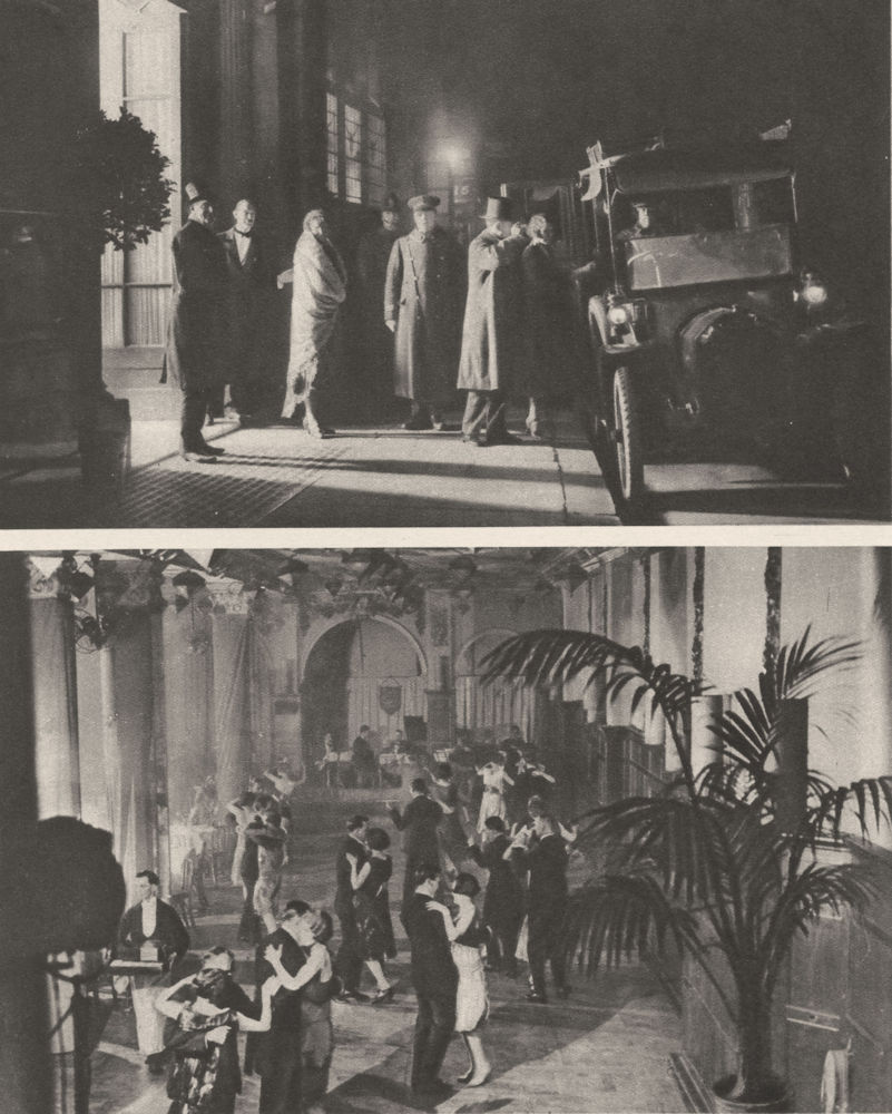 Associate Product LONDON. Murray's Club, Beak Street.Members entrance Dance floor 1926 old print