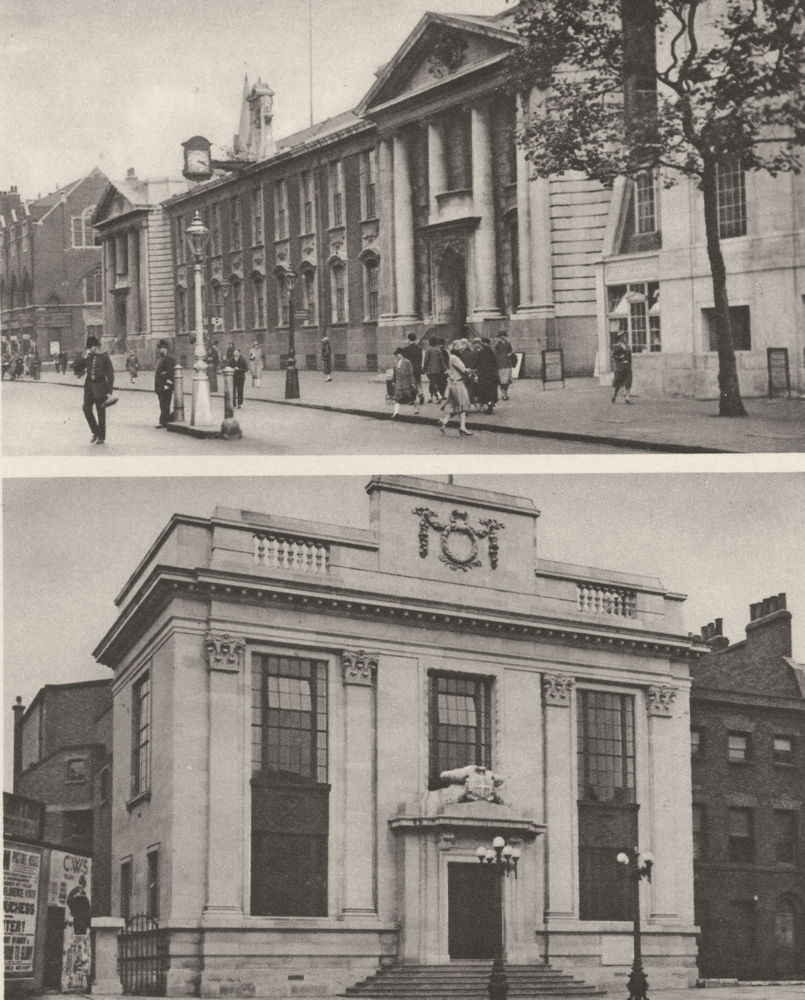 Associate Product LONDON. Town Halls.Chelsea, King's Road. Islington, Tyndale Place, Upper St 1926
