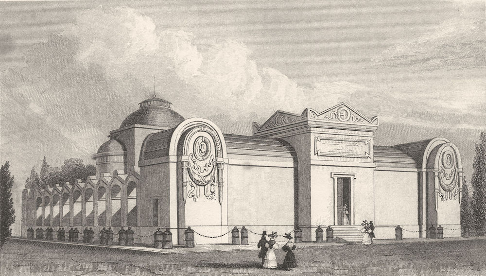 Associate Product PARIS. Exterieure de la Chapelle Expiatoire de Louis XVI 1831 old print