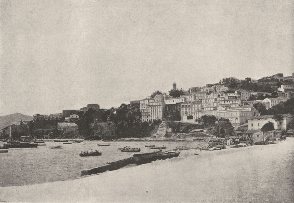 ALGERIA. Béjaïa. Générale 1895 old antique vintage print picture