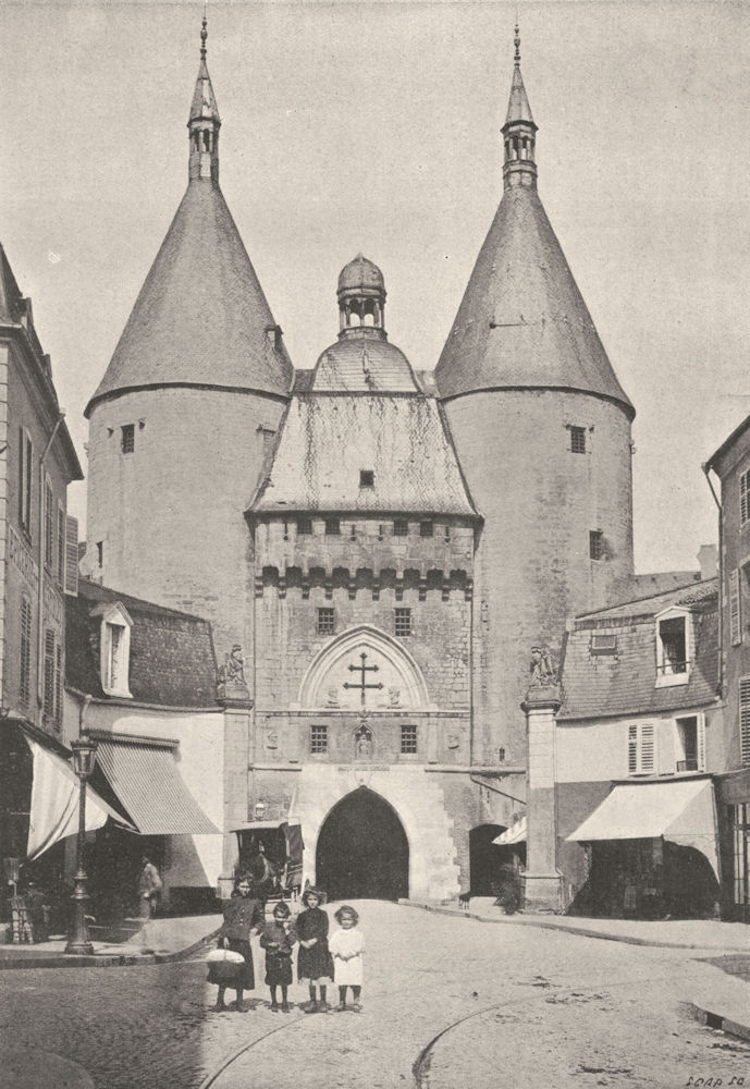 MEURTHE- ET- MOSELLE. Nancy. Porte de Graffe 1895 old antique print picture