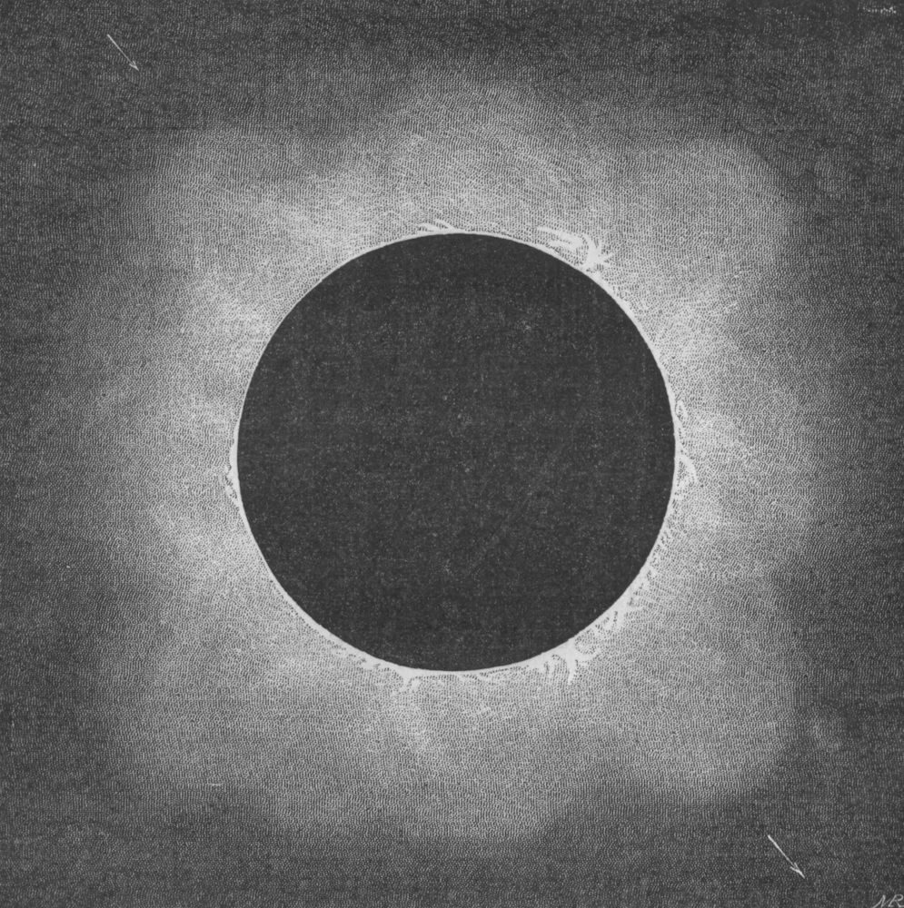 Associate Product ASTRONOMY. Solar Eclipse, December 12 1871, observed Shoolor (Sulur?) India 1877