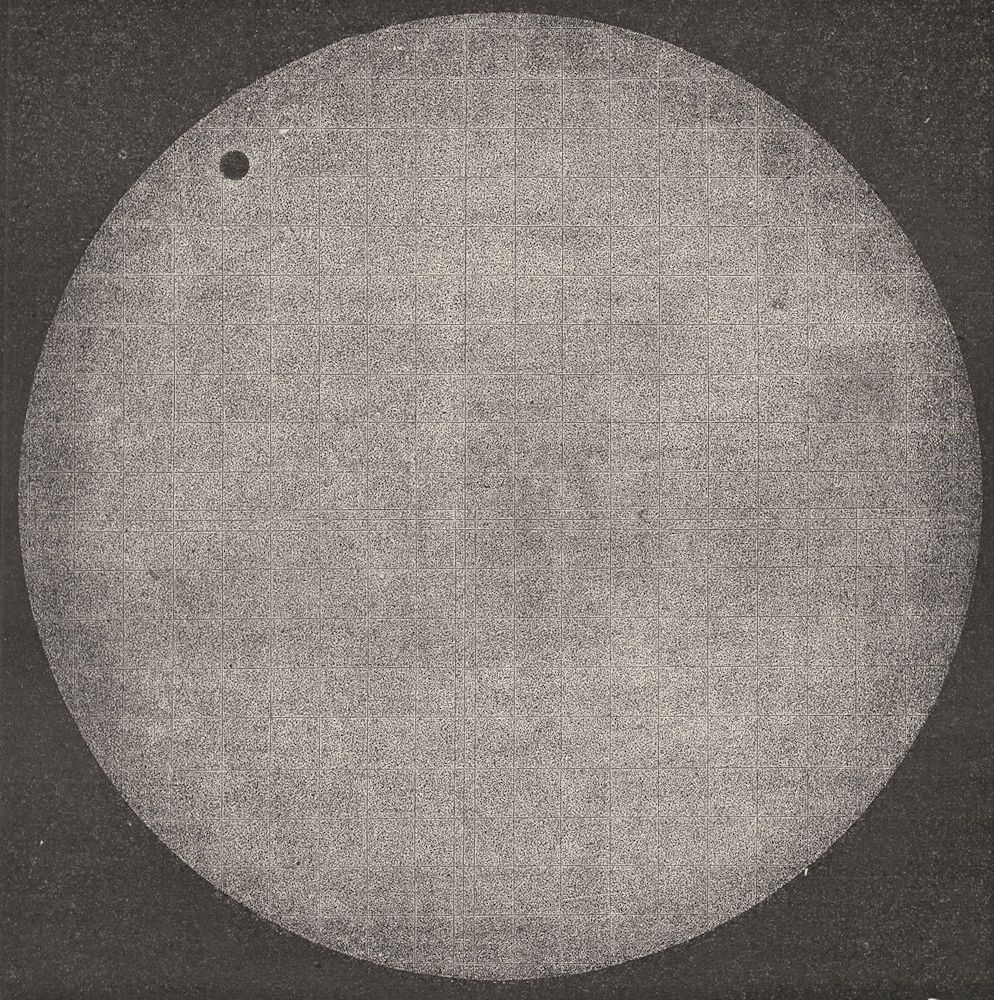 Associate Product ASTRONOMY. Pasaage of Venus across the sun, 9 December 1874. 1877 old print