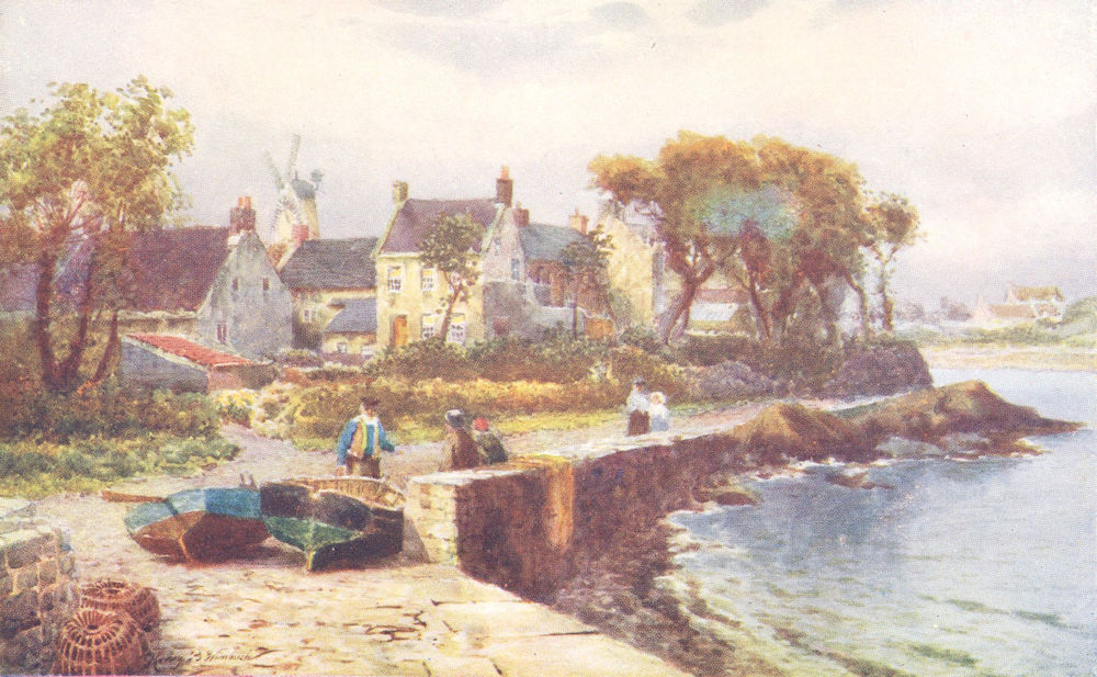 CHANNEL ISLANDS. Bordeaux Harbour, Guernsey 1904 old antique print picture
