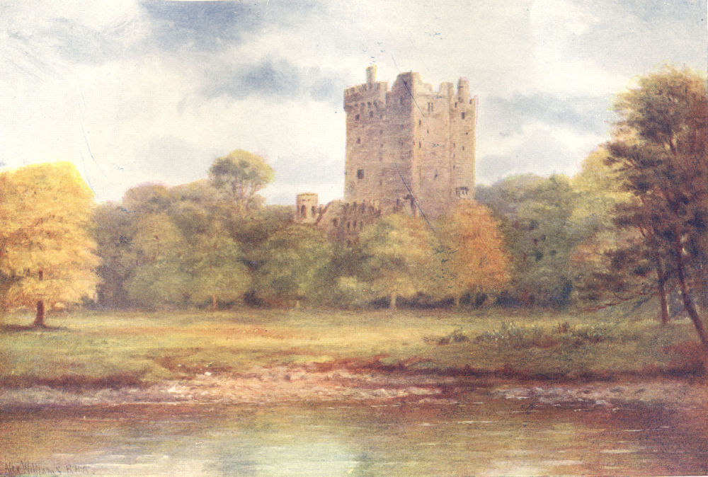 IRELAND. Munster. Blarney Castle c1912 old antique vintage print picture