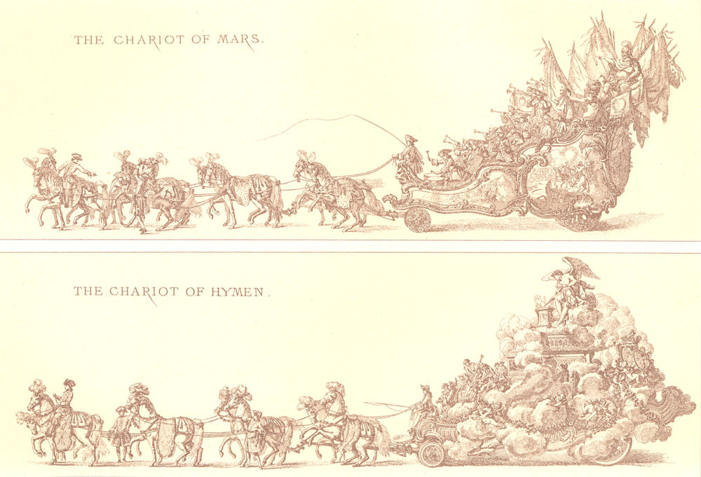Associate Product 18C FRANCE. The Chariot of Mars; The Chariot of Hymen; State Chariots 1876