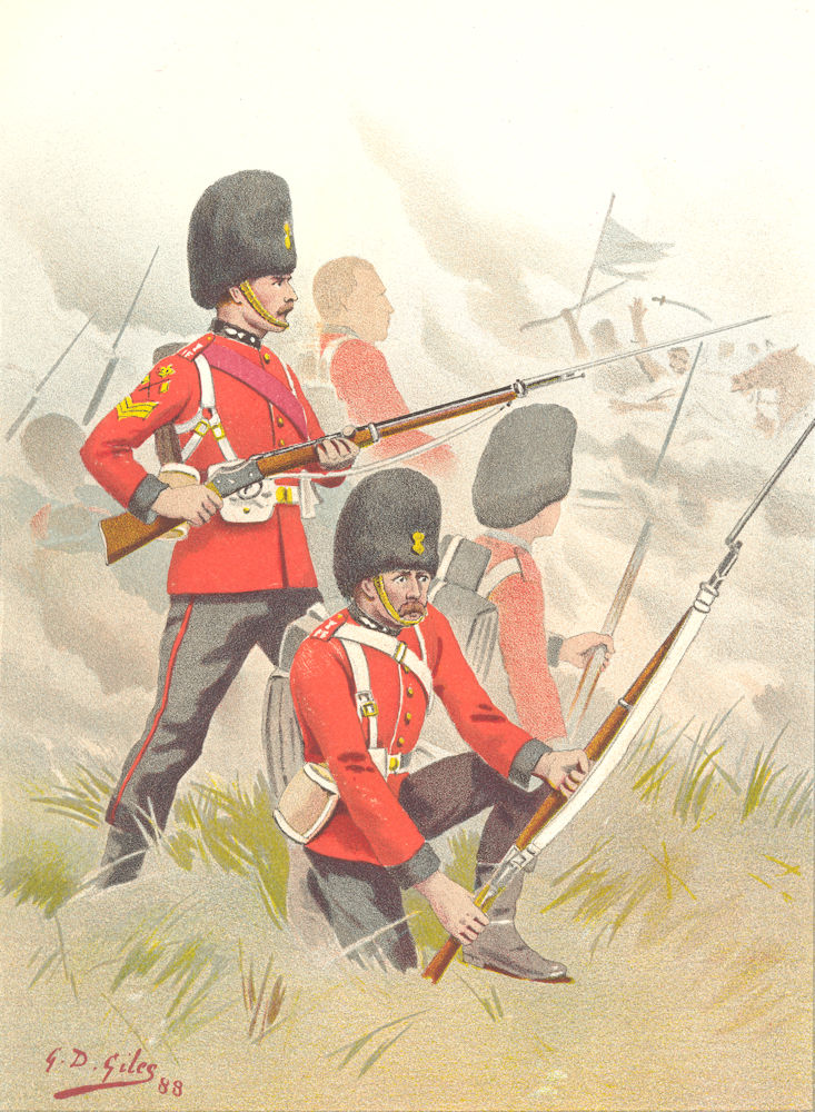 Associate Product BRITISH ARMY UNIFORMS.87th – Princess Victoria's(Royal Irish Fusiliers)Rgt 1890