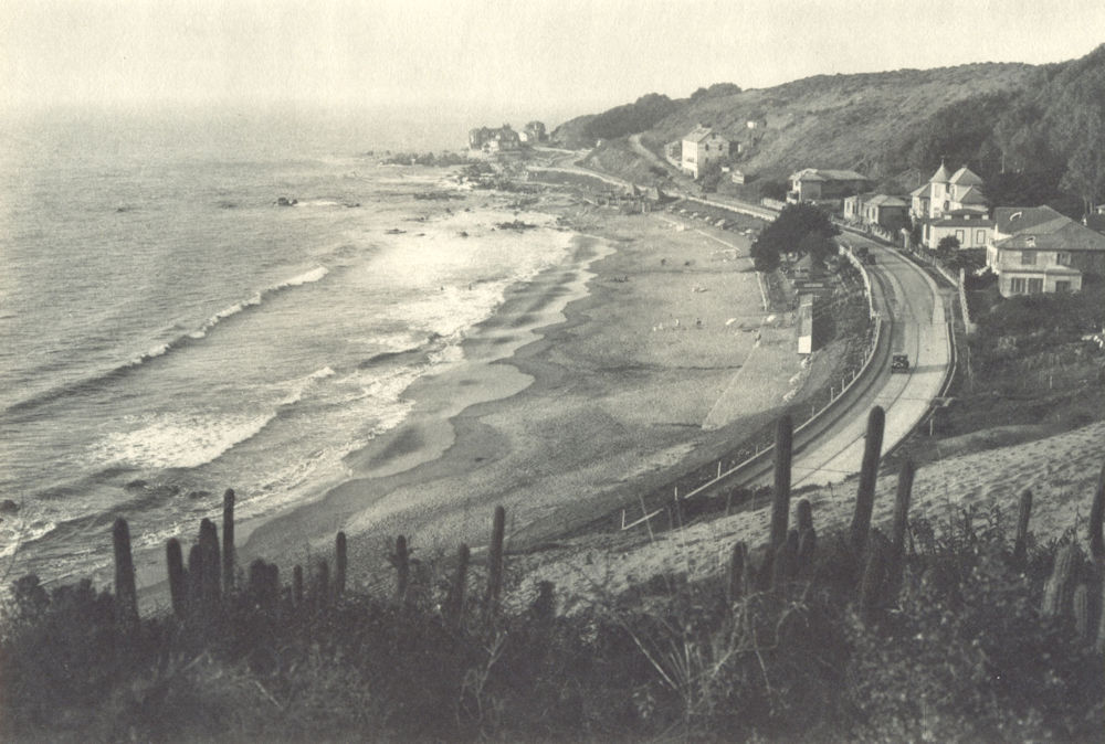CHILE. Concon. Balneario cerca de Viña del Mar. Spa near Vina del Mar 1932