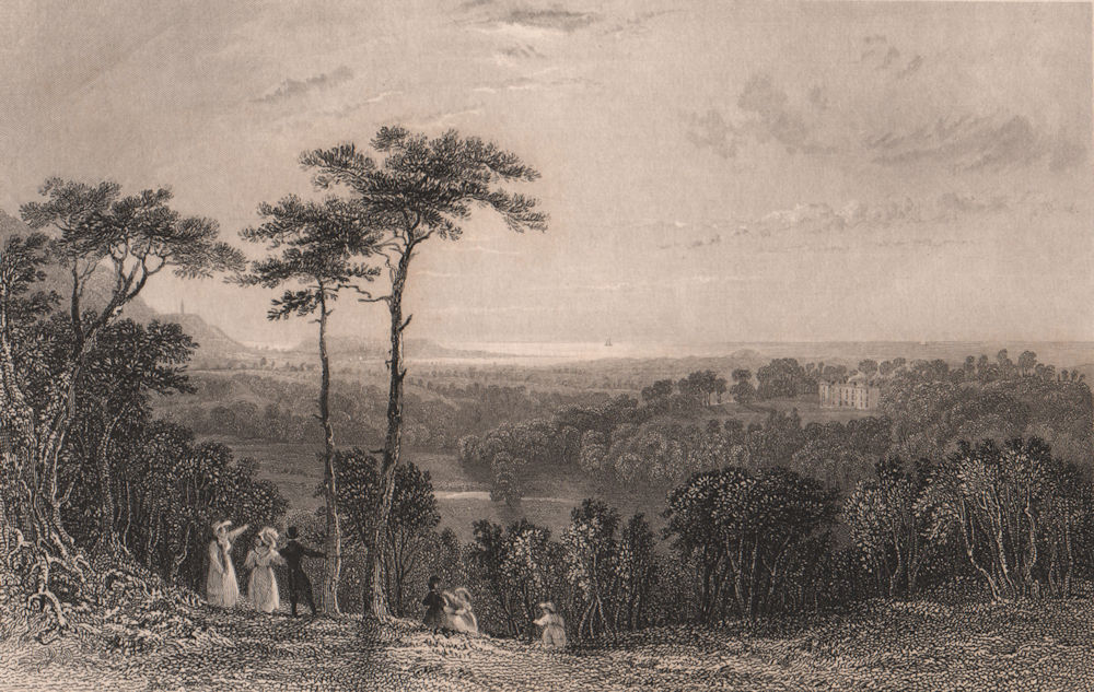 Associate Product LAKE DISTRICT. Holme Hall, near Ravenglass, Cumberland. Cumbria. ALLOM 1839
