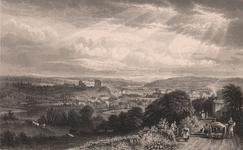 LAKE DISTRICT. Egremont, from the Ravenglass road, Cumberland. Cumbria 1839