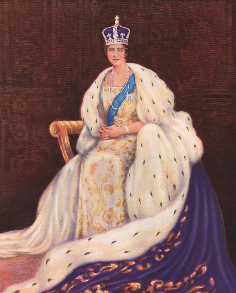 CORONATION 1937. Her Majesty the Queen (Queen Elizabeth the Queen Mother)  1937