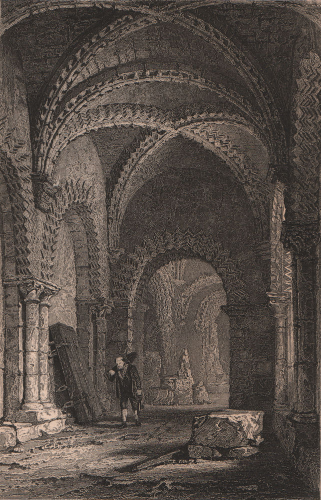 Associate Product NEWCASTLE-UPON-TYNE. Interior of the Castle Chapel, Newcastle. ALLOM 1839