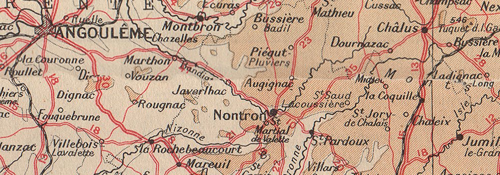 dordogne antique map