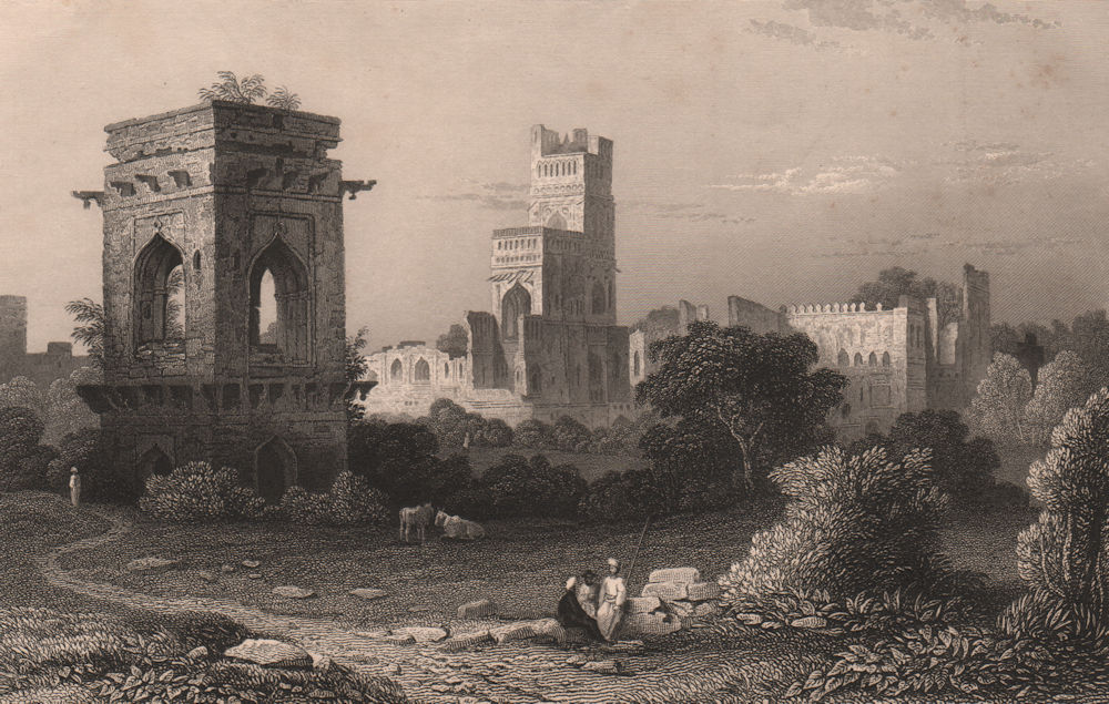 Associate Product BRITISH INDIA. Palace of the seven stories, Bijapur. Sat Manzili. FINDEN 1858