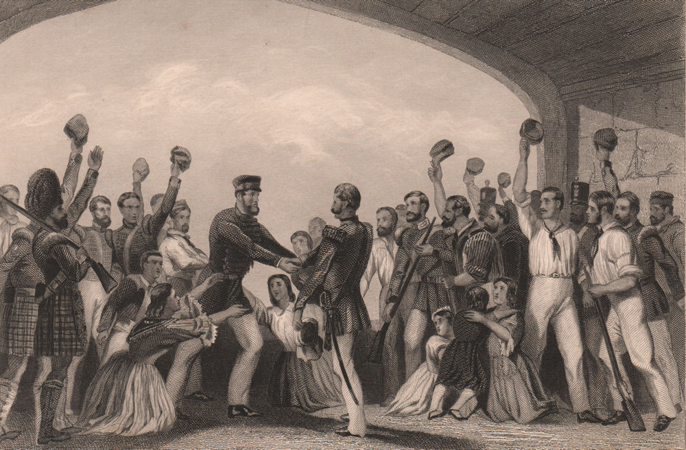 INDIAN MUTINY. The Relief of Lucknow by General Havelock. British India 1858
