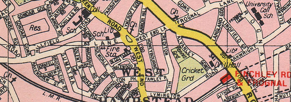 NW LONDON. Cricklewood West Hampstead Brondesbury Kensal Rise Kilburn ...