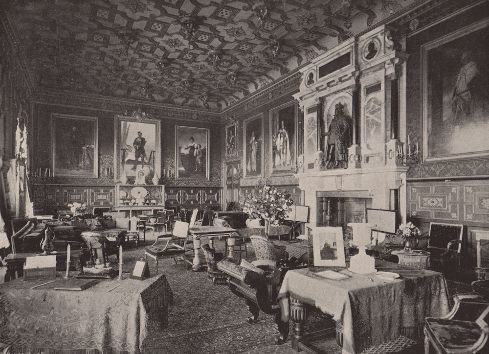 Associate Product Hatfield House. King James's Drawing-Room. Hertfordshire. Historic Houses 1896