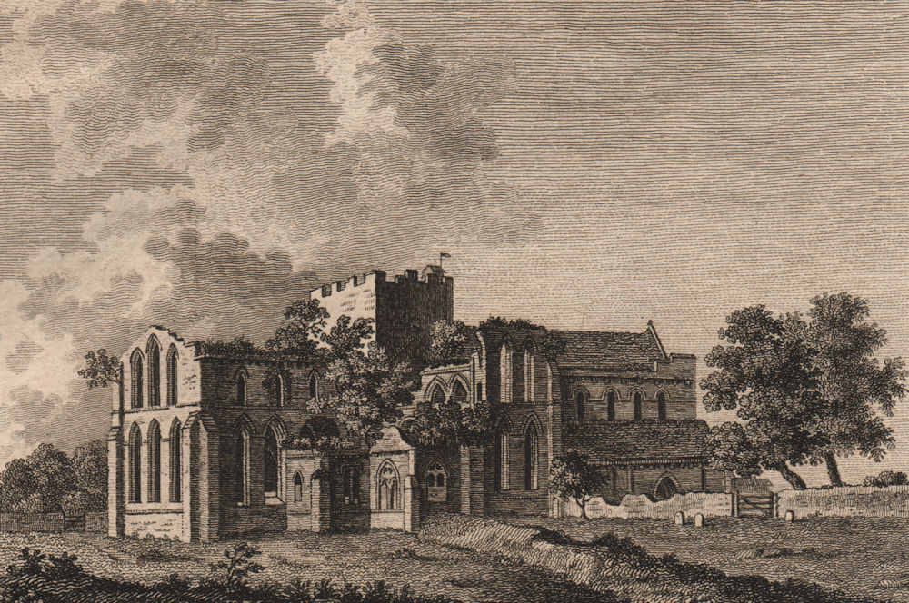 LANERCOST PRIORY, Cumberland. Plate 1. Cumbria. GROSE 1776 old antique print