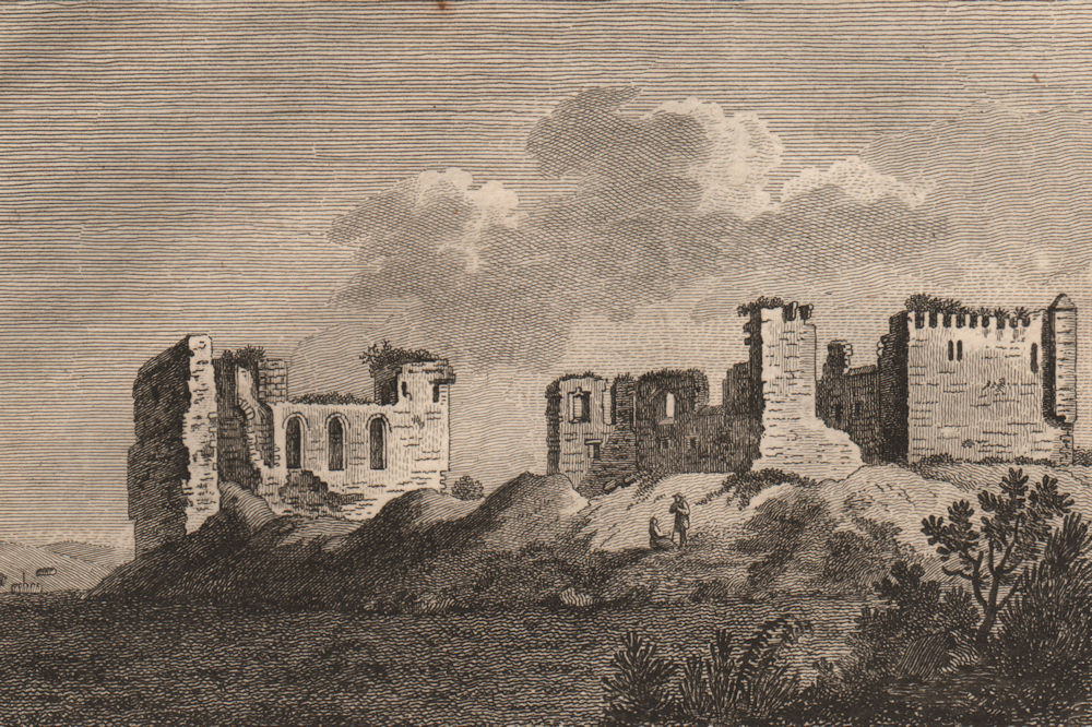 PENRITH CASTLE, Cumberland. Cumbria. GROSE 1776 old antique print picture