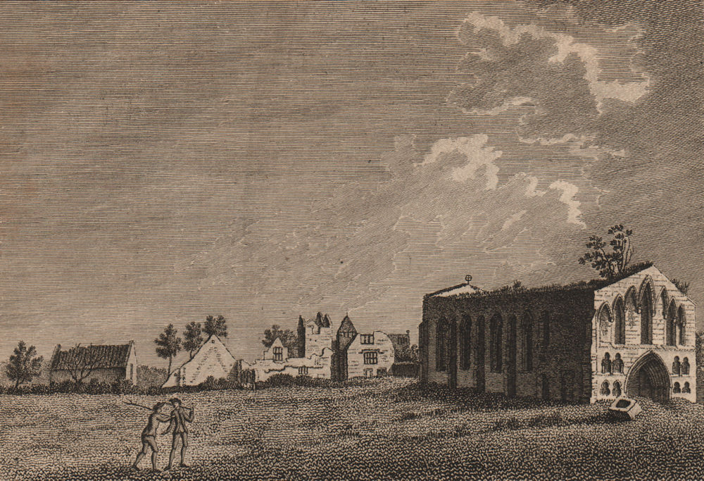 Associate Product GATESHEAD MONASTERY, Durham. 'Goatshed, or Gateshide Monastery'. GROSE 1776