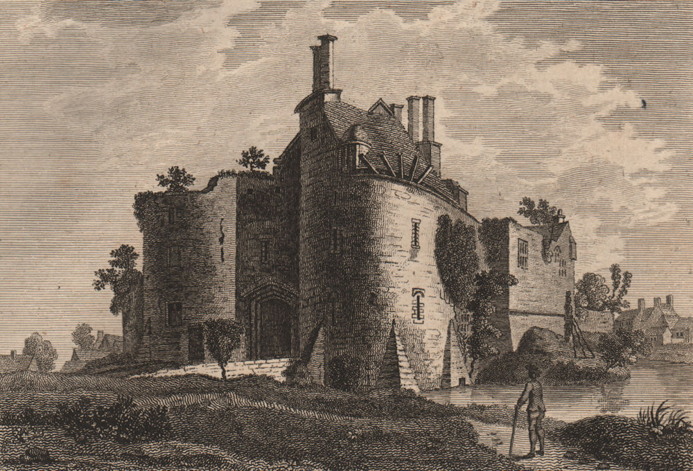 Associate Product ST BRIAVEL'S CASTLE. 'St Briavall's Castle', Gloucestershire. GROSE 1776 print