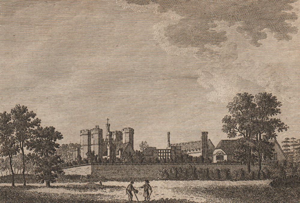 Associate Product TITCHFIELD ABBEY, Hampshire. 'Tichfield house'. GROSE 1776 old antique print