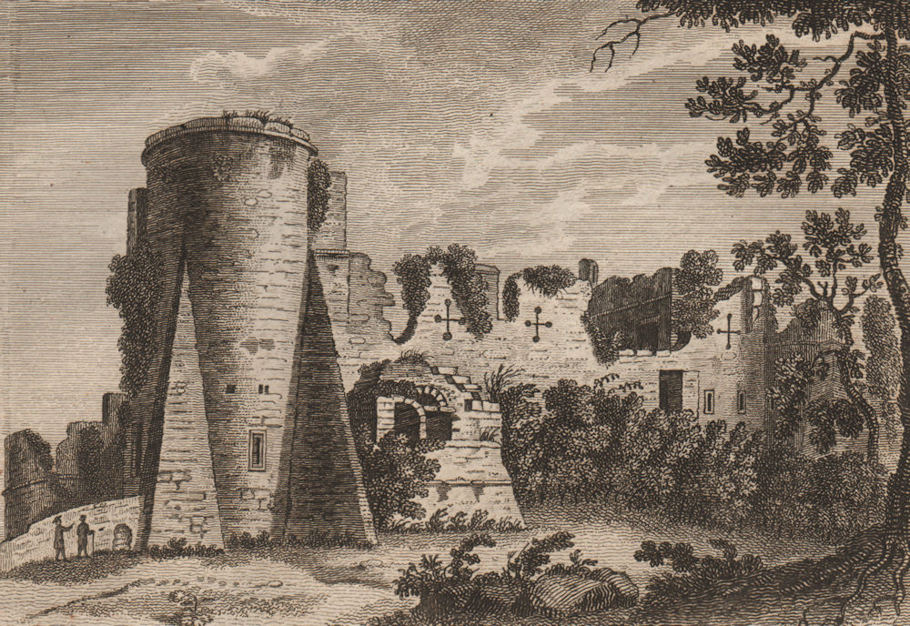 Associate Product GOODRICH CASTLE, Herefordshire. Plate 2. GROSE 1776 old antique print picture
