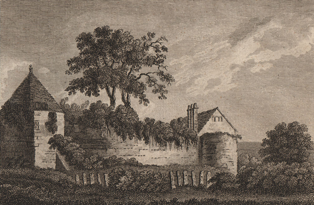 Associate Product HERTFORD CASTLE. Plate 2. Hertfordshire. GROSE 1776 old antique print picture