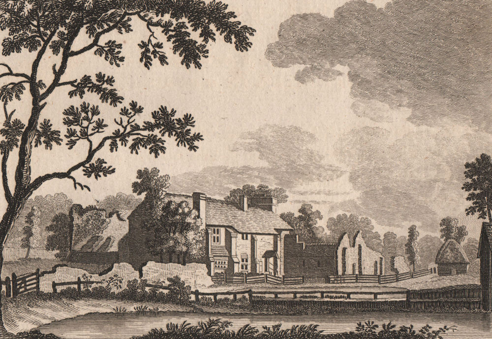 ST RADEGUND'S ABBEY. 'Bradsole, or St. Radigund's Abbey', Kent. GROSE 1776