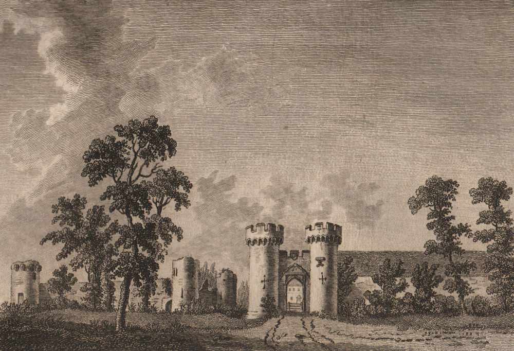 COOLING CASTLE. 'Cowling Castle, Kent'. Plate 1. GROSE 1776 old antique print