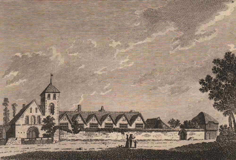 Associate Product DAVINGTON PRIORY. 'The Priory of Davynton, near Faversham, Kent'. GROSE 1776