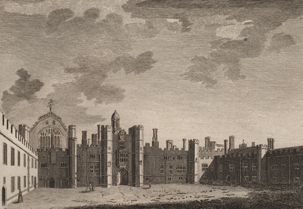HAMPTON COURT, Middlesex, London. GROSE 1776 old antique vintage print picture