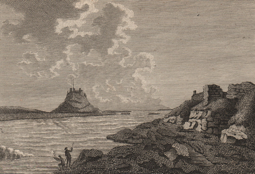 Associate Product LINDISFARNE CASTLE, Northumberland. 'Holy Island Castle'. GROSE 1776 old print
