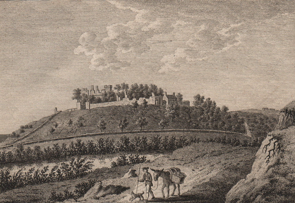 HULNE PRIORY. 'Hulne Abbey, Northumberland'. Plate 1. GROSE 1776 old print