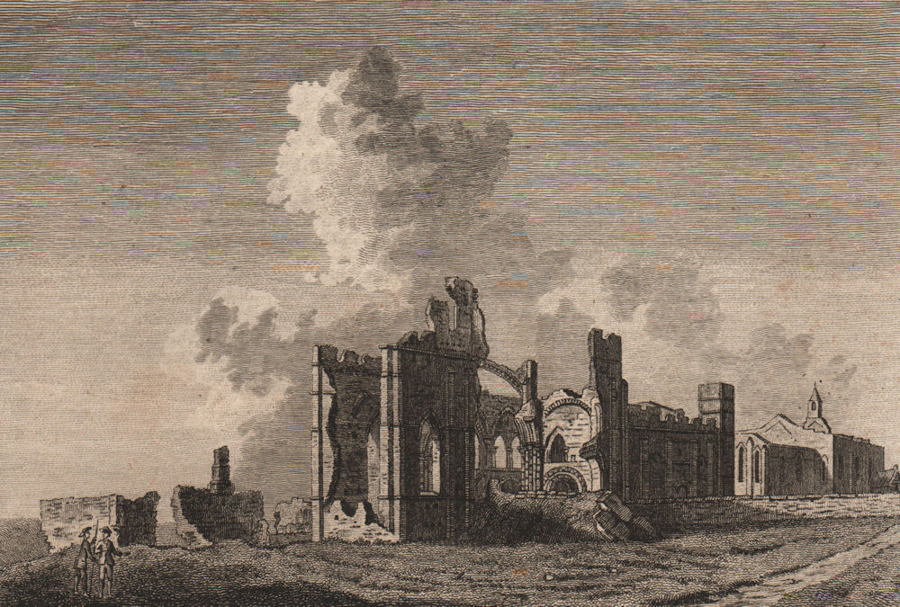 Associate Product LINDISFARNE, or Holy Island Monastery, Northumberland. Plate 3. GROSE 1776