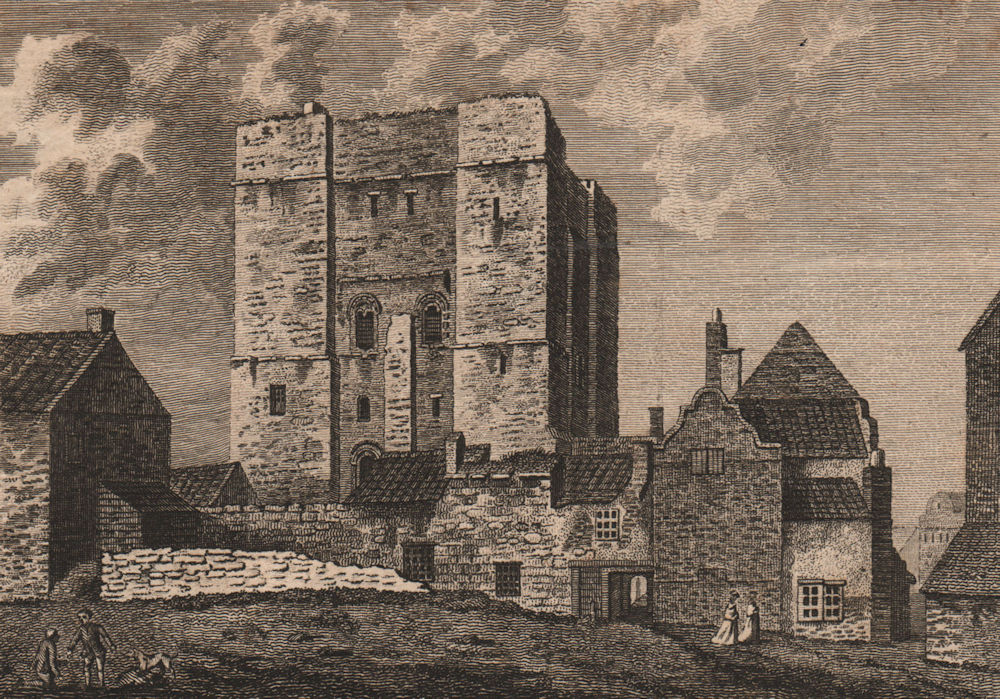 Associate Product THE CASTLE AT NEWCASTLE, Northumberland. GROSE 1776 old antique print picture