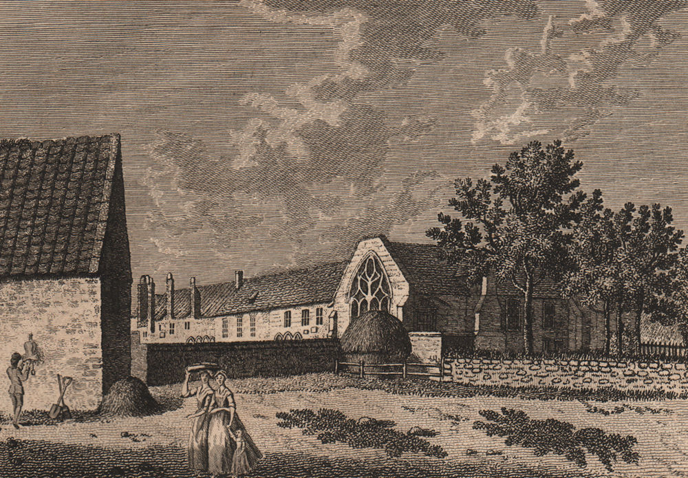 Associate Product NEWCASTLE-UPON-TYNE. The Black Friars. Northumberland. GROSE 1776 old print