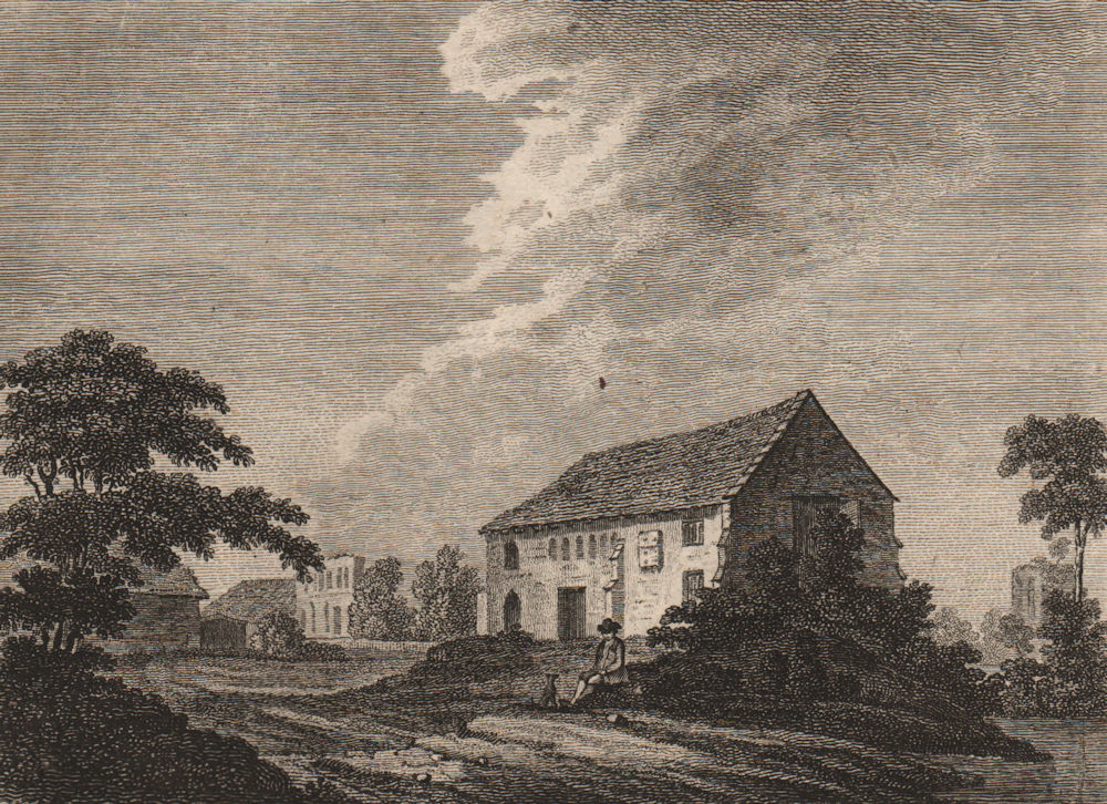 HALESOWEN ABBEY, Shropshire. 'Hales Owen Abbey'. Plate 1. GROSE 1776 old print